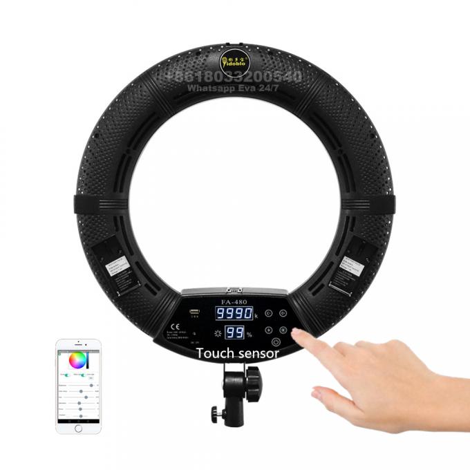FD-480II fotografie selfie ring vul licht vlogging video ringlight youtube set met spiegel 3
